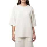 Polo Womens Tiffany Knitted Top In Oatmeal