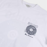 Ben Sherman Mens Oceans Record Premium T-Shirt White
