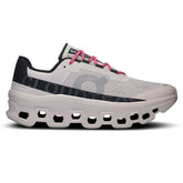 On Cloud Mens Cloudmonster Shoes Frost - Black