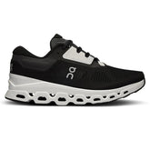 On Mens Cloudstratus 3.0 Shoes In Black & Frost