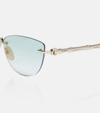 Gucci Gg2063S-003 55 Womens Sunglasses In Gold