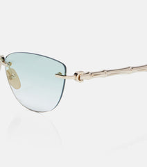 Gucci Gg2063S-003 55 Womens Sunglasses In Gold