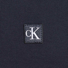 Calvin Kleinj325269 Ck Embro Badge Slim Polo Navy
