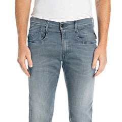 Replay Mens 661 K08 Hyperflex Grey Denim Jeans
