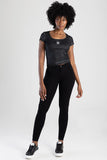 Sissy Boy Womens Joey Axel Knit Jeggings In Black