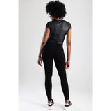 Sissy Boy Womens Joey Axel Knit Jeggings In Black
