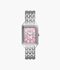 Fossil Raquel Three-Hand Date Stainless Steel Pink Watch