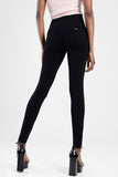 Sissy boy Womens High Rise Exposed Buttons Pants In Black