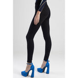 Sissy boy Ladies High Waist Sexy Curvy Fit Jeans In Black