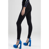 Sissy boy Ladies High Waist Sexy Curvy Fit Jeans In Black