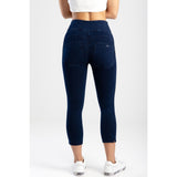 Sissy Boy Ryder Knit Capri Jeans In Dark Blue