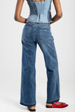 Sissy boy Womens Alaina Wide Leg Jeans In Light Vintage