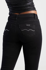 Sissyboy Ladies Avery Mid-Waist Skinny Jeans In Black