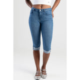 Sissy Boy Womens Mara Capri Jeans In Light Vintage