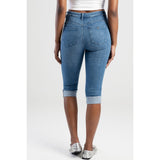 Sissy Boy Womens Mara Capri Jeans In Light Vintage