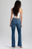 Sissy boy Womens rebecca Mid-Waist Bootleg Jeans In Medium Vintage