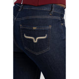 Sissy Boy Womens Dakota Mid Waist Skinny Jeans In Dark Vinatge