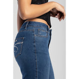 Sissy boy Womens Losse Capri In Blue