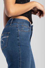 Sissyboy Wolmens Losse Capri In Blue