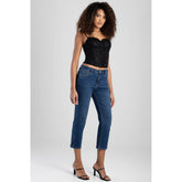 Sissy boy Womens Losse Capri In Blue
