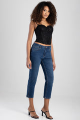 Sissyboy Wolmens Losse Capri In Blue