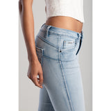 Sissy boy Womens Southern Bumbooster Bootleg Jeans In Light Vintage