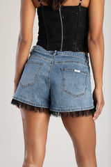 Sissyboy Ladies Rosa Mid-Waist Shorts In Medium Vintage