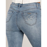 Sissy Boy Womens Camila Mid Waist Skinny Jean In Medium Vintage