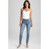 Sissy Boy Womens Camila Mid Waist Skinny Jean In Medium Vintage