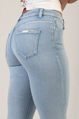 Sissy Boy Womens Cara Mid Waist Skinny Jeans In Light Vintage