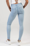 Sissy Boy Womens Cara Mid Waist Skinny Jeans In Light Vintage