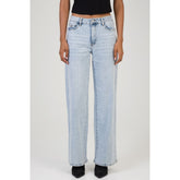 Sissy Boy Womens Romy Wide Leg Jeans High Waist In Light Vintage