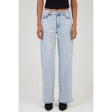 Sissy Boy Womens Romy Wide Leg Jeans High Waist In Light Vintage