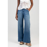 Sissy Boy Ladies High Waist Ultra Wide Leg Jeans In Light Jeans