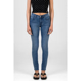 Sissy Boy Joan Skinny Mid Waist Jeans In Medium Vintage