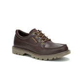 Caterpillar Mens Calorado Moc Toe Low Shoes In Dark Brown