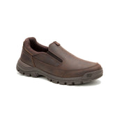 Caterpillar Mens Threshold Slip On Shoes In Dark Brown