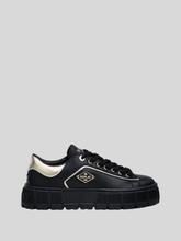 Replay Womens Paullete Sneakers In Black And Gold