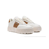 Replay Womens Paulette Twin Shoes In Off White & Tan