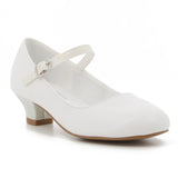 Pierre Cardin Girls Stella Glitter Heels In White
