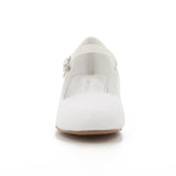 Pierre Cardin Girls Stella Glitter Heels In White