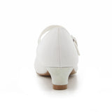 Pierre Cardin Girls Stella Glitter Heels In White