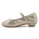 Pierre Cardin Girls Evie Glitter Low Heels In Gold