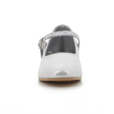 Pierre Cardin Girls Evie Low Heels In Silver