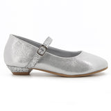 Pierre Cardin Girls Evie Low Heels In Silver