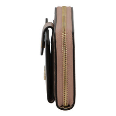 Pierre Cardin Croc Panel Purse In Mink