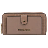 Pierre Cardin Croc Panel Purse In Mink