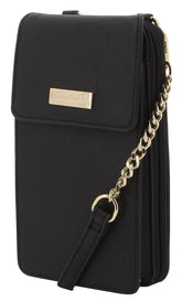 Pierre Cardin Guliana Core Mobile Sling Bag In Black