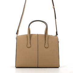 Pierre Cardin Vivian Structured Satchel Beige - One Size