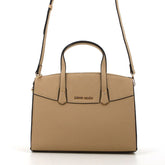 Pierre Cardin Vivian Structured Satchel Beige - One Size